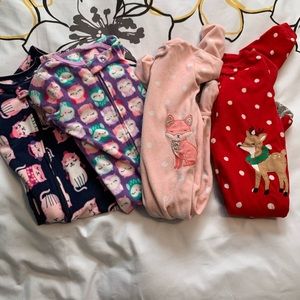 Fleece footie pjs 18m
